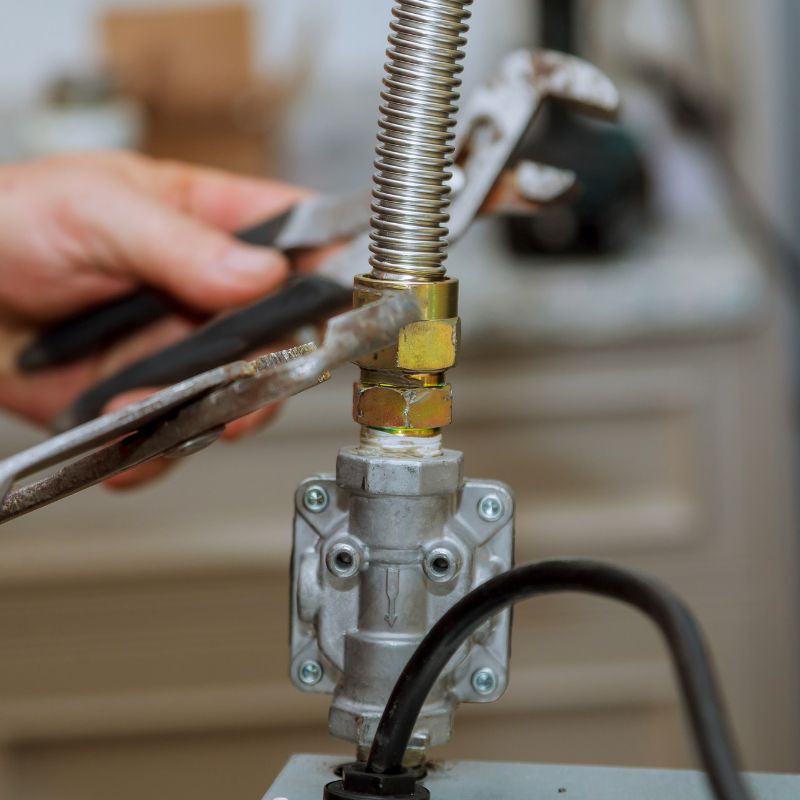 gas pipe line installation